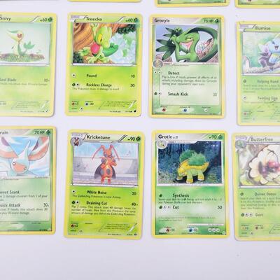 POKÃ‰MON - MULTI YRS - GRASS BUNDLE & NO HOLIGRAPHIC CARDS #61