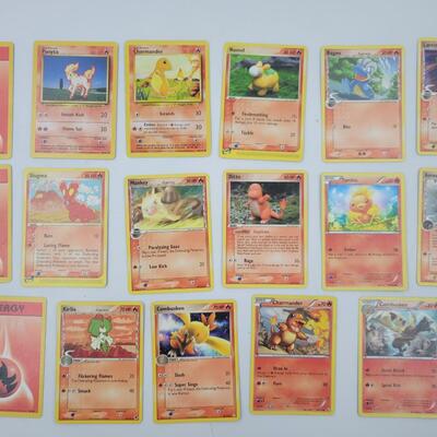 POKÃ‰MON - MULTI YRS - FIRE BUNDLE & 1 HOLIGRAPHIC CARD #62