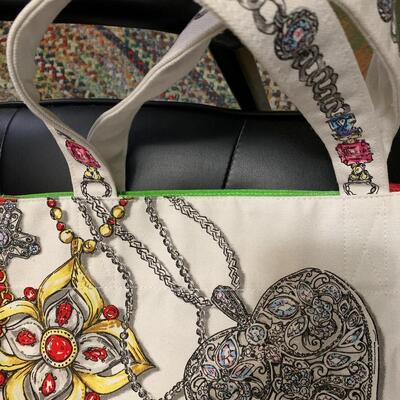 Brighton all that glitters large tote nice condition