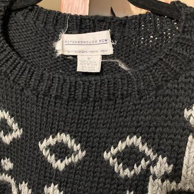 Peterborough Row 100% wool sweater SZ M
