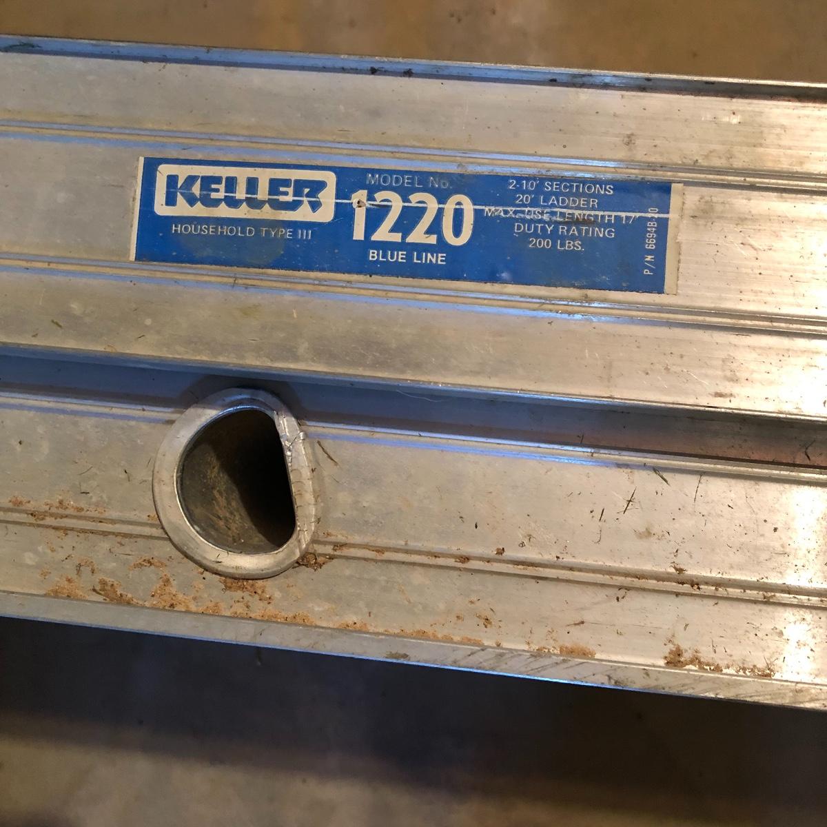 Keller 20’ Extension Ladder (B KM)