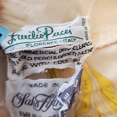 Vintage 1960's / 1970's dress: Emilio Pucci for Saks 5th Avenue. 100% silk, made in Italy