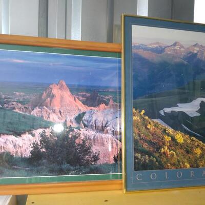 Two framed pictures Colorado