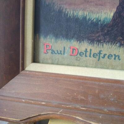 Large print Paul Detlefsen framed Horse and Buggy Days
