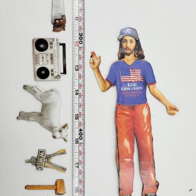 JESUS DRESSES UP MAGNET SET