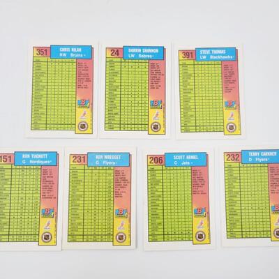 1991 NHL HOCKEY CARDS 7 PC