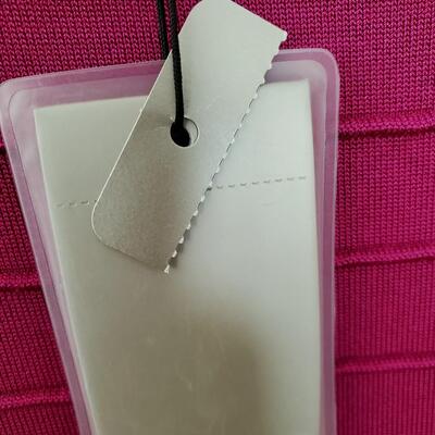 Armani Collezioni Fuschia Ribbed Sheath Dress - New with tags - never worn