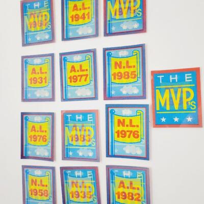 SCORE MVP 3D 1990 CARDS 13 pc