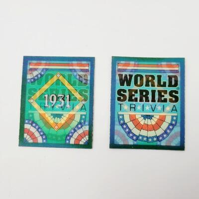 WORLD SERIES SCORE 1991 3D CARDS 2 PC