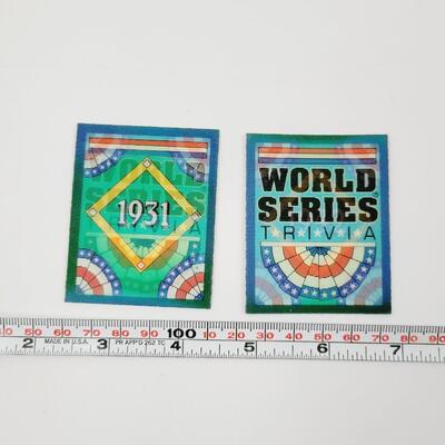 WORLD SERIES SCORE 1991 3D CARDS 2 PC