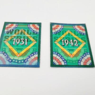 WORLD SERIES SCORE 1991 3D CARDS 2 PC