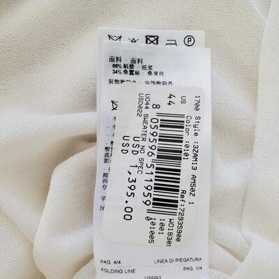 Giorgio Armani Ecru tunic sweater top