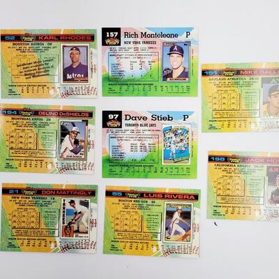 TOPPS STADIUM CLUB BASEBALL CARDS 9PC