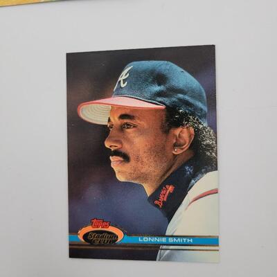 TOPPS STADIUM CLUB BASEBALL CARDS 9PC