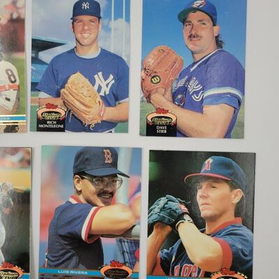 TOPPS STADIUM CLUB BASEBALL CARDS 9PC