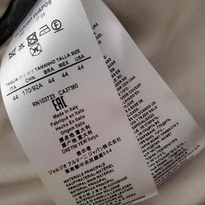 Giorgio Armani 2018 spring runway Lamb Leather Jacket - new with tags, never worn