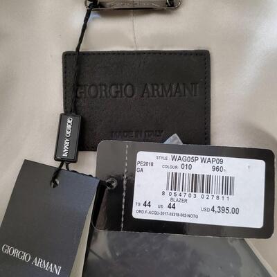 Giorgio Armani 2018 spring runway Lamb Leather Jacket - new with tags, never worn