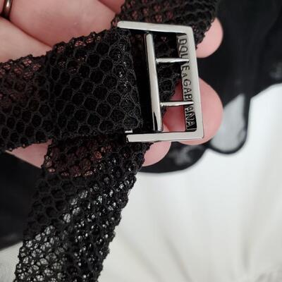 Dolce & Gabbana black lace vest. New with tags, never worn