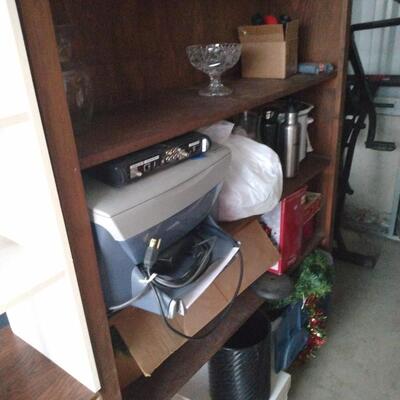 Large bookcase no back items not included