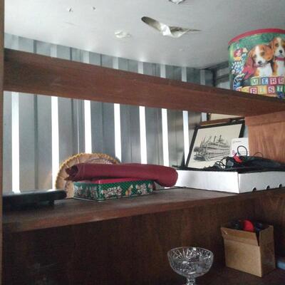 Large bookcase no back items not included