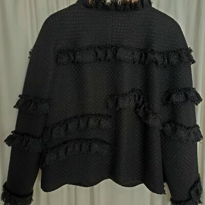 Chanel black tweed limited edition jacket