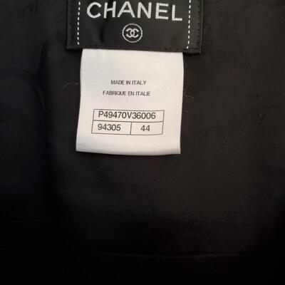 Chanel black tweed limited edition jacket