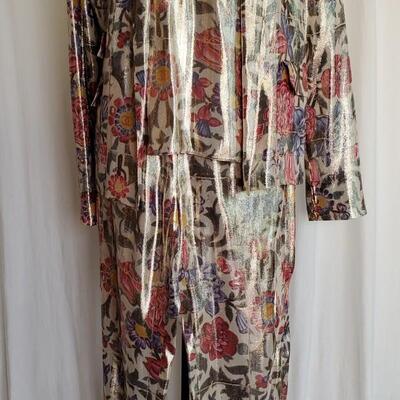 2015 Chanel Resort Collection Lame floral jacket - Unworn, with tags