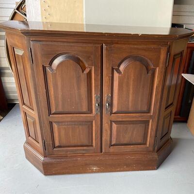 Lot 196  Petite Console Cabinet