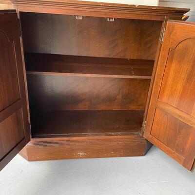 Lot 196  Petite Console Cabinet