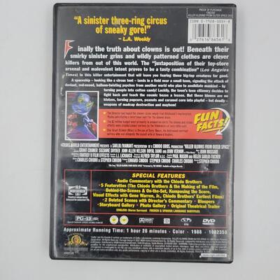 â€œKILLER KLOWNS FROM OUTER SPACE â€œ  DVD MOVIE