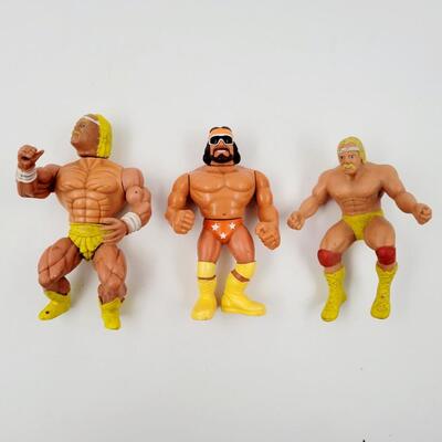 HULK HOGAN & RANDY SAVAGE TOY BUNDLE