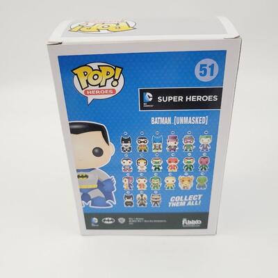 FUNKO POP  BATMAN UNMASKED