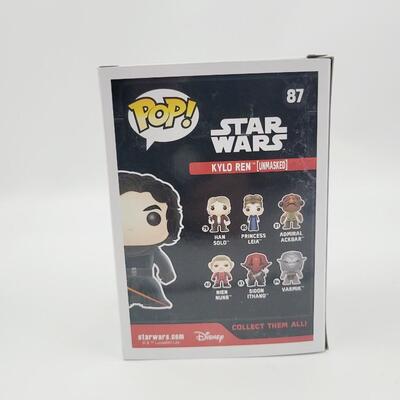 FUNKO POP KYLO-REN UNMASKED - WALMART EXCLUSIVE