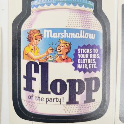 1970s WACKY PACK EXCLUSIVE STICKERS SET #1