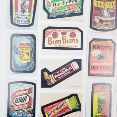 1970S WACKY PACK STICKERS SET #2
