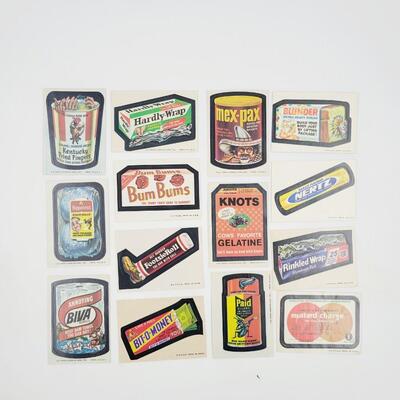 1970S WACKY PACK STICKERS SET #2