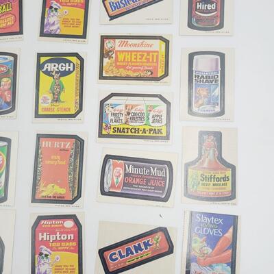 1970S WACKY PACK STICKERS SET #3