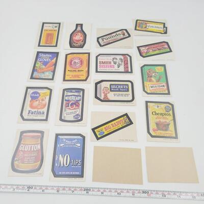 1970S WACKY PACK STICKER SET #4