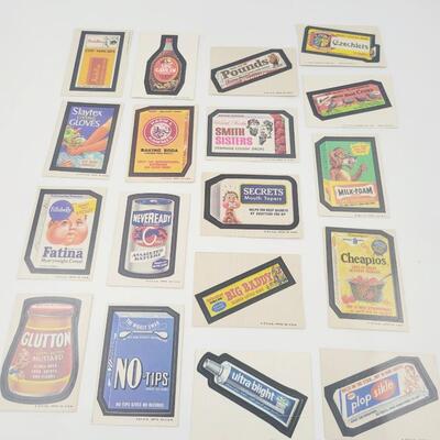 1970S WACKY PACK STICKER SET #4