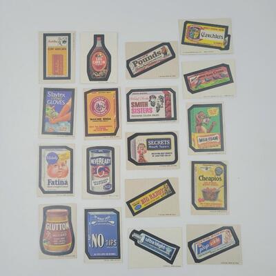1970S WACKY PACK STICKER SET #4
