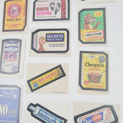 1970S WACKY PACK STICKER SET #4