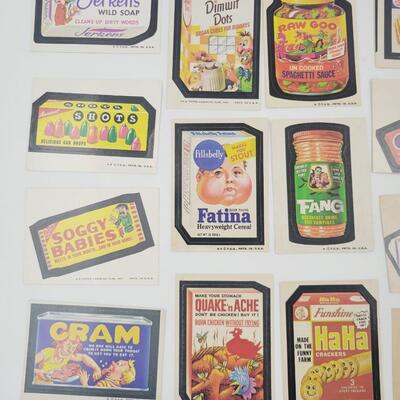1970S WACKY PACK STICKER SET #5