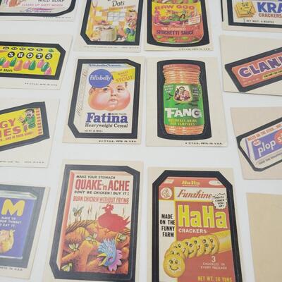 1970S WACKY PACK STICKER SET #5