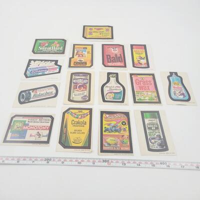 1970S WACKY PACK STICKER SET #6
