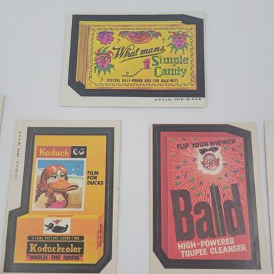 1970S WACKY PACK STICKER SET #6