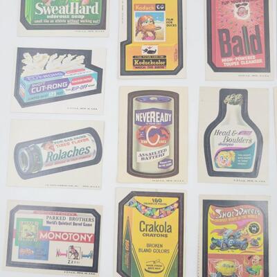 1970S WACKY PACK STICKER SET #6