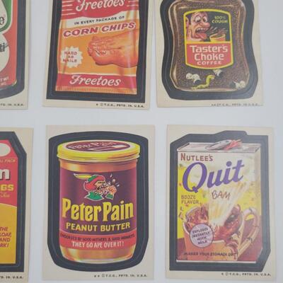 1970S WACKY PACK STICKER SET #10