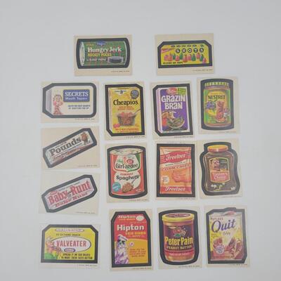 1970S WACKY PACK STICKER SET #10