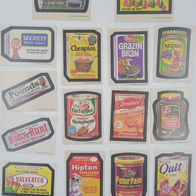 1970S WACKY PACK STICKER SET #10