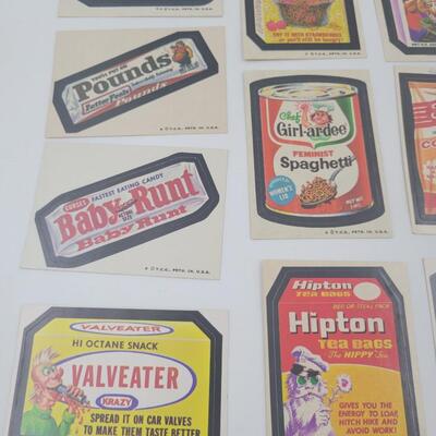 1970S WACKY PACK STICKER SET #10